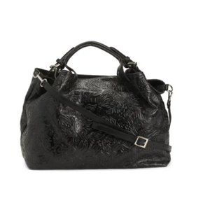 Isadora Hand Tooled Leather Tote Travel Bag